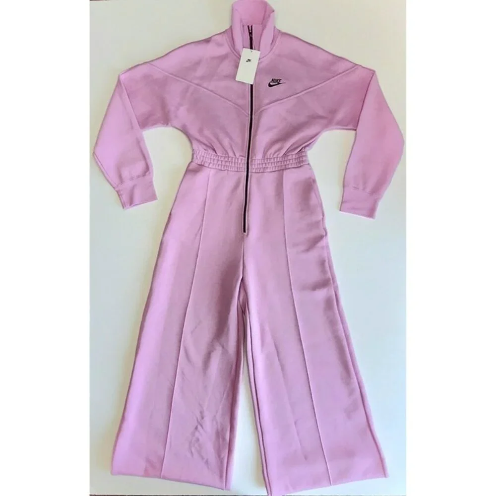 Nike Women's Sportswear Tech Fleece Windrunner Jumpsuit FB8798-632 - Picture 2 of 7